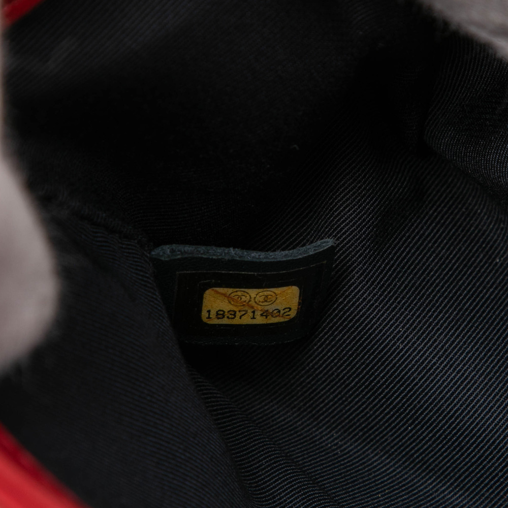 Pre-Loved Chanel Old Medium Quilted Tweed and Velvet Boy Flap - Picture 6 of 7